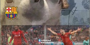 今日趣图：那一刻巴萨想起安菲尔德奇迹，巴黎想起诺坎普奇迹